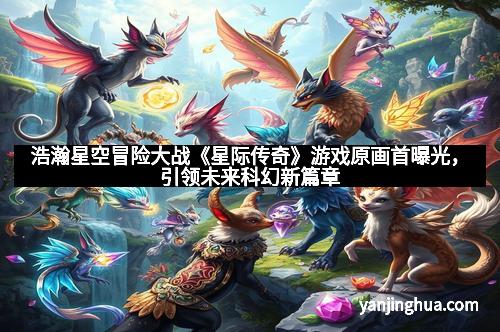 浩瀚星空冒险大战《星际传奇》游戏原画首曝光，引领未来科幻新篇章